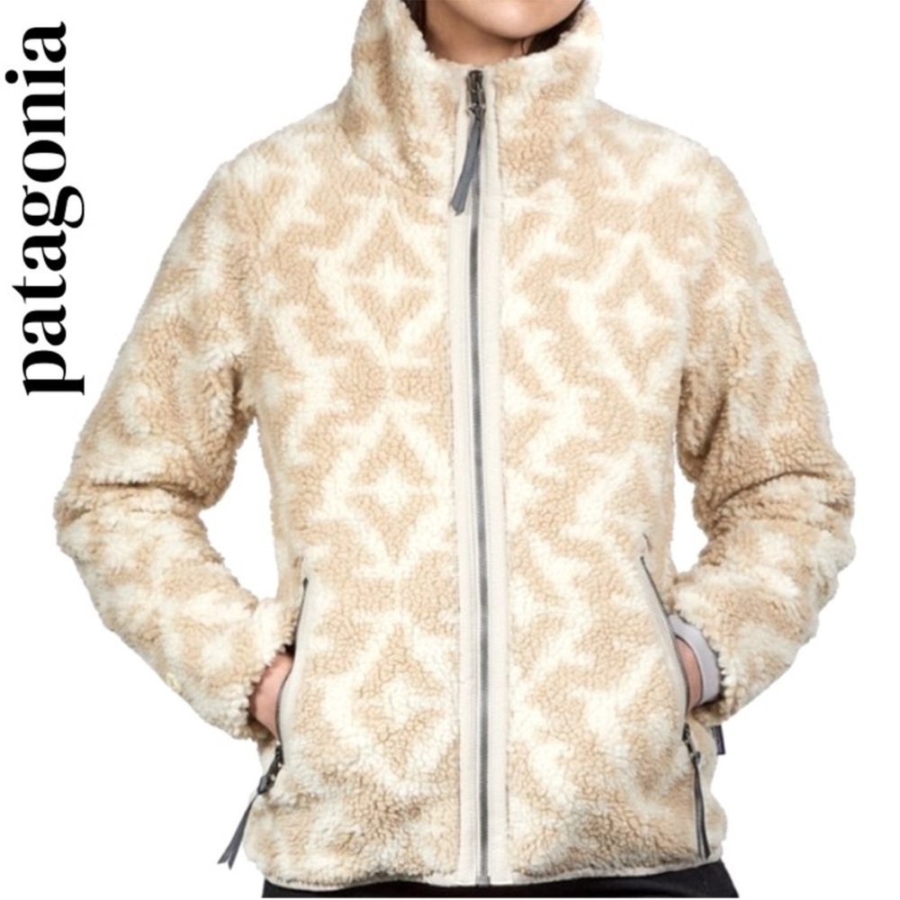 Patagonia Women's Divided Sky Fleece Jacket Field Geo Pumice New Size XS - Picture 16 of 16